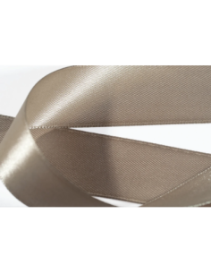 Nastro Doppio Raso 25 mm x 50 m - Fango - vista bobina 2