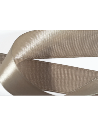 Nastro Doppio Raso 25 mm x 50 m - Fango - dettaglio nastro Fango