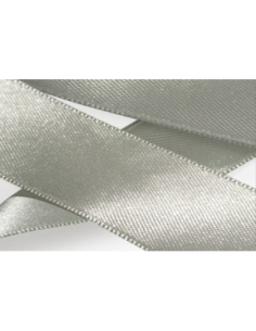 Nastro Doppio Raso 40 mm x 50 m - Argento - vista bobina 2