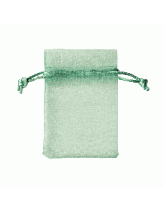 Sacchetto in Organza con Tirante 8x10 cm - Verde Vita | G3S Ingrosso