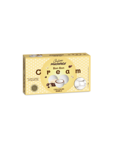 Confetti Maxtris Bon Bon Cream Gusto Cioccolato Bianco - Bianco 900 g