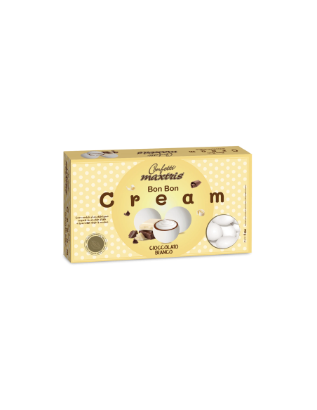 Confetti Maxtris Bon Bon Cream Gusto Cioccolato Bianco - Bianco 900 g