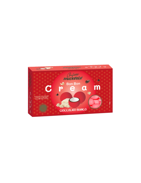 Confetti Maxtris Bon Bon Cream Gusto Cioccolato Bianco - Rossi 900 g
