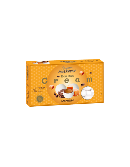 Confetti Maxtris Bon Bon Cream Al Caramello Bianchi 900 g
