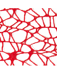 Foglio Rete XL Spider Polycotton 25x25 cm - Rosso | G3S Ingrosso