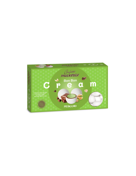 Confetti Maxtris Bon Bon Cream Gusto Pistacchio - Bianco 900 g
