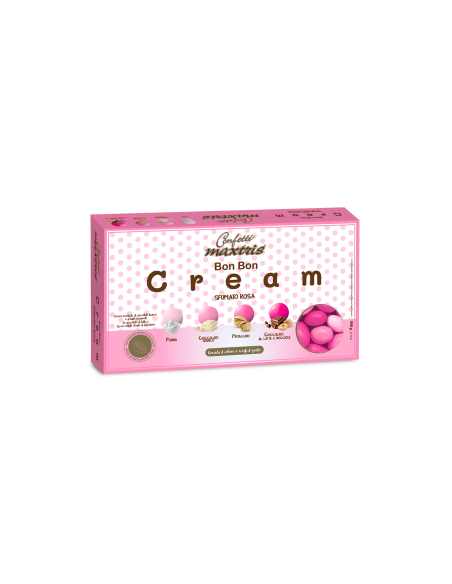 Confetti Maxtris Bon Bon Cream Rosa 900 g