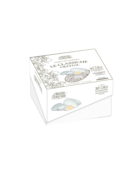 Dolce Evento Maxtris Alla Mandorla "Crystal Almond" Bianchi Incartati In Vassoio 500 g