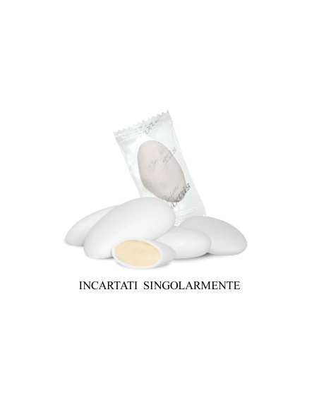 Dolce Evento Maxtris Alla Mandorla "Crystal Almond" Bianchi Incartati In Vassoio 500 g - dettaglio prodotto