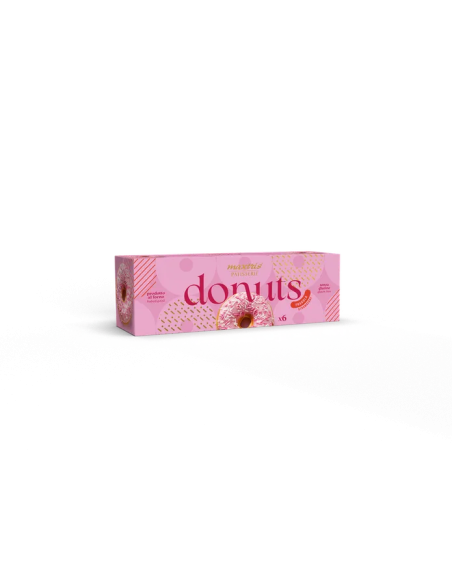Donuts Maxtris Fragola Con Glassa Rosa 6Pz