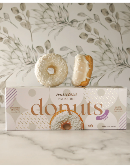 Donuts Maxtris Panna Con Glassa Bianca 6Pz - dettaglio prodotto