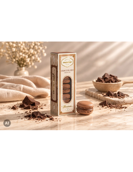 Macarons Maxtris Cacao 5 pz