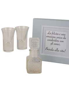 Set Amici bottiglia 50ml + 2 bicchierini 07A200 | G3S