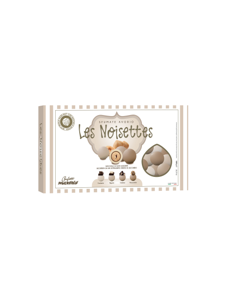 Confetti Maxtris Les Noisettes Sfumate Avorio 1 kg