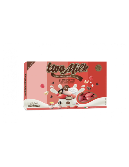 Confetti Maxtris Two Milk Sfumato Rosso 1 kg