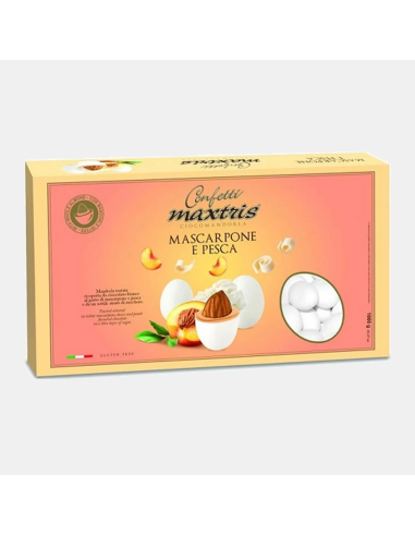 Confetti Maxtris Mascarpone Pesca 1 kg | Ingrosso B2B G3S