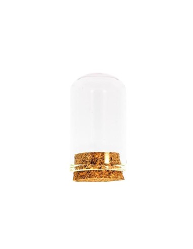 MINI AMPOLLA IN VETRO CON TAPPO IN SUGHERO 3X4,5CM | G3S