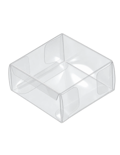 Astuccio in PET trasparente 6x6x3cm