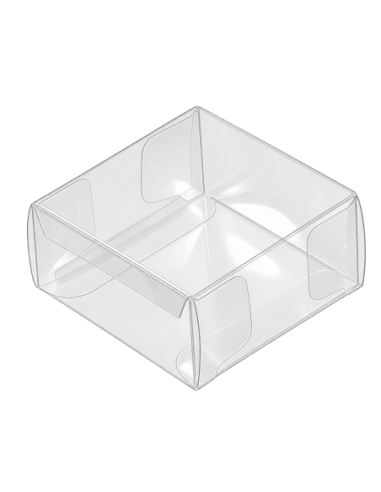 Astuccio in PET trasparente 6x6x3cm