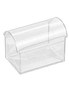 Bauletto in PET trasparente 7x4x5cm