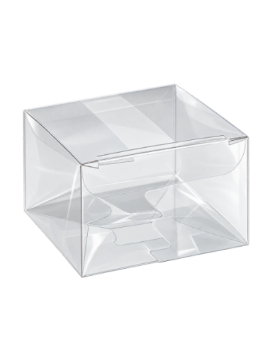 Scatola in PET trasparente 12x12x8cm