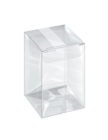 Scatola in PET trasparente 8x8x13cm