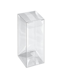 Scatola in PET trasparente 8x8x16cm