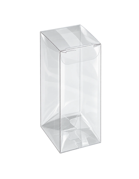 Scatola in PET trasparente 8x8x16cm