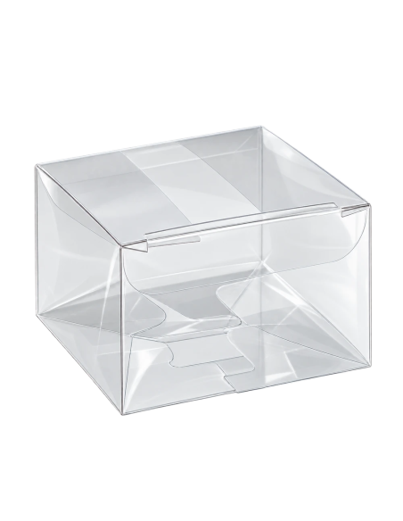 Scatola in PET trasparente 10x10x8cm