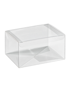 Scatola automatica in PET trasparente 12x9x8cm