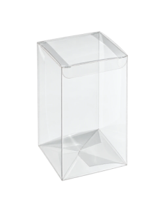 Scatola automatica in PET trasparente 10x10x19cm