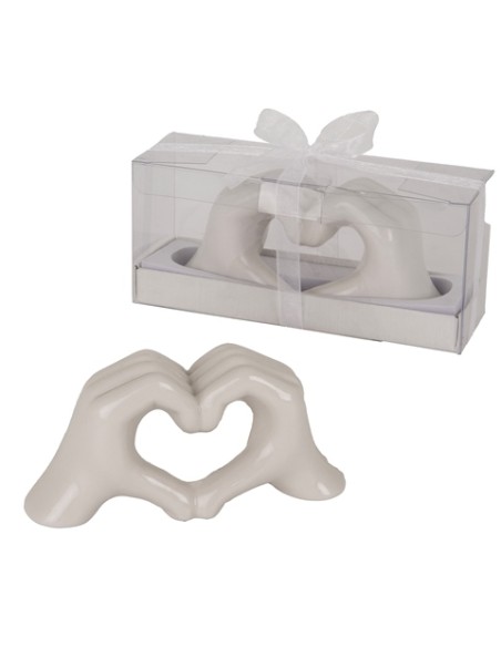 Cuore Mani in porcellana 02A303 | G3S