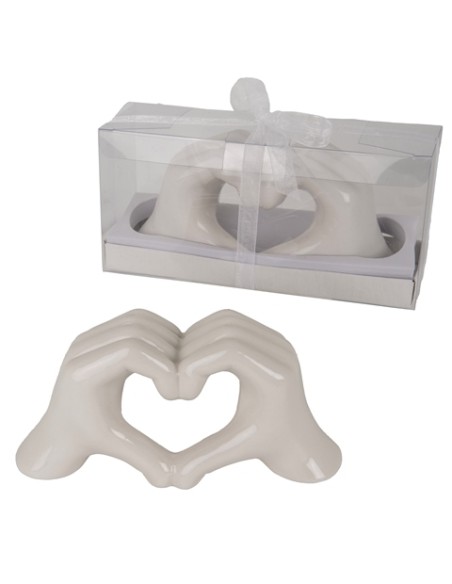 Cuore Mani in porcellana 02A304 | G3S