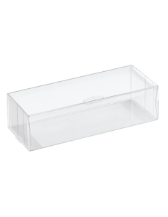 Scatola automontante in PET trasparente 15x6x4cm