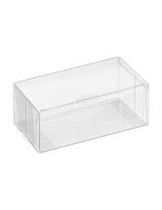 Scatola automontante in PET trasparente 8x4x3cm