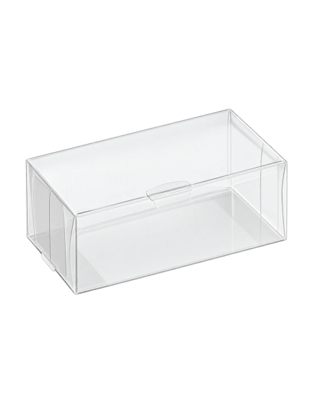 Scatola automontante in PET trasparente 8x4x3cm