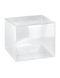 Scatola a scatto in PET trasparente 25x25x30cm