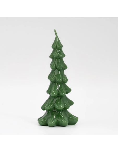 Candela Albero Colata 10 X 21 cm Verde