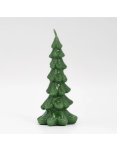 Candela Albero Colata 8 X 16 cm Verde