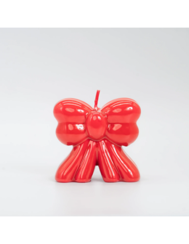 Candela Fiocco 12 cm Rosso