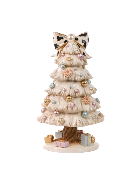 Carillon Albero Bianco Fiocco 13 X 22