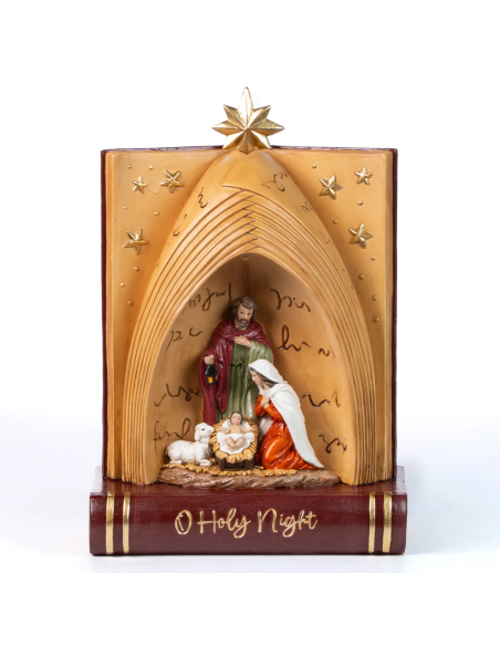 Natività su Libro LED 20 X 11 X 29 cm