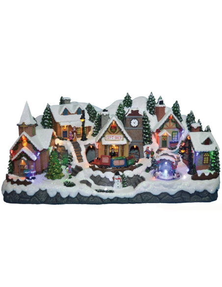 Villaggio Livigno con Treno 57 X 27 X 26c
