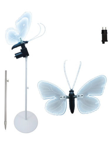 Farfalla con movimento e luce fredda - 40