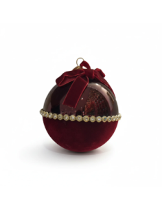Box 3 sfere elisabeth bordeaux ø 10 cm