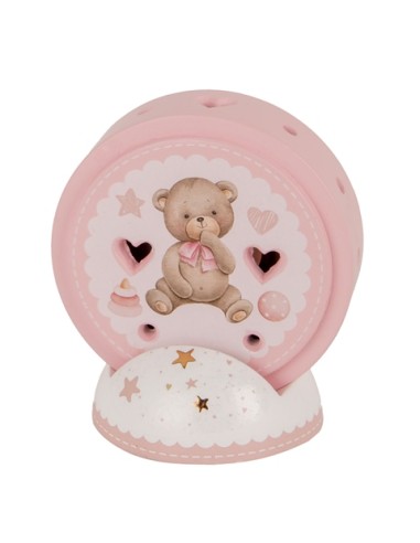 Lampada LED Baby Pittura Rosa Battesimo 08A213 | G3S