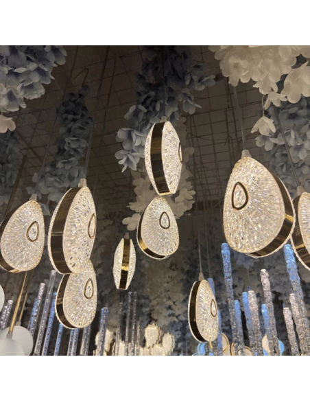 Set 10 pendenti diamond goccia