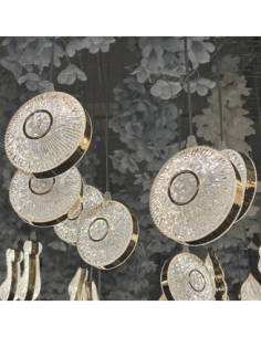 Set 10 pendenti diamond tondo