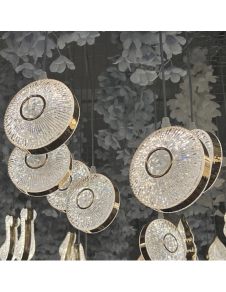 Set 10 pendenti diamond tondo