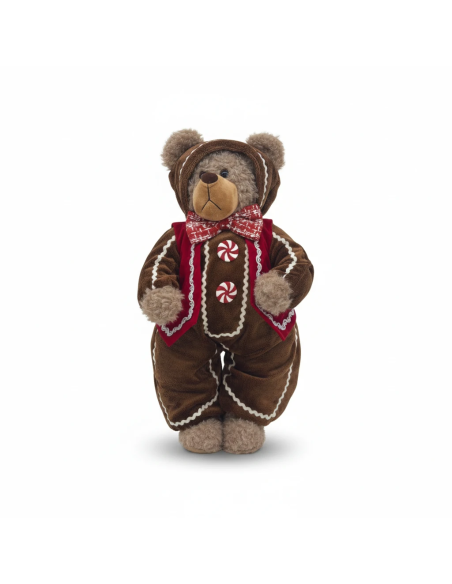 Teddy natale prestige rosso 55 cm